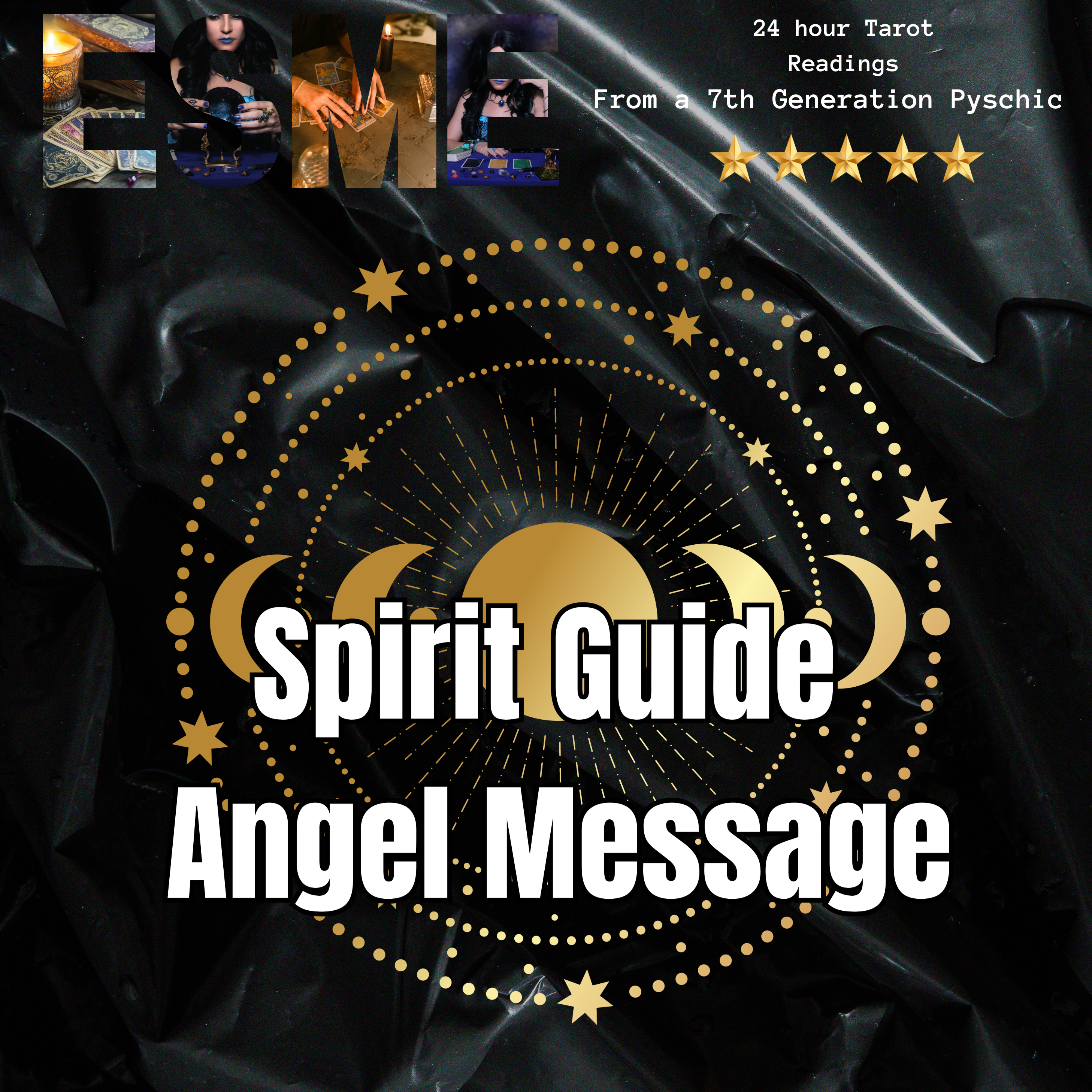 Spirit Guide & Angel Message Reading | Psychic Tarot Guidance | Personalized Intuitive Messages for Clarity, Support & Spiritual Insight